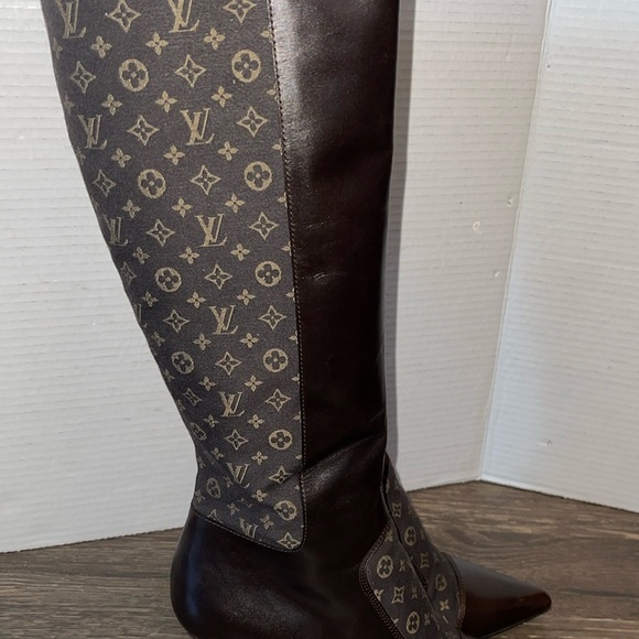 Louis Vuitton Adorable Hight Boot 8cm LV logo Size: 39 /8.5 - Picture 5 of 16